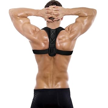 Posture Corrector, Aptoco Back Support Brace for Women and Men Upper Back Posture Correction Clavicle