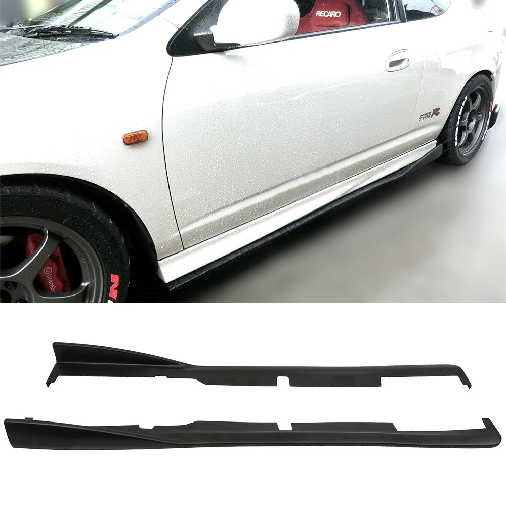 Side Skirts Fits 2002-2006 Acura RSX DC5 | CS Style Black PU Sideskirt  Rocker Moulding Air Dam Chin Diffuser Bumper Lip Splitter by IKON  MOTORSPORTS| 2003 ...