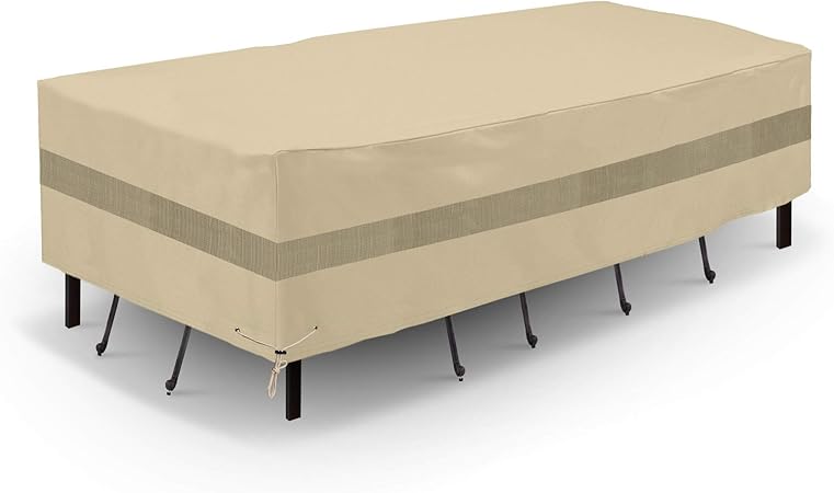 Amazon Com Sunpatio Outdoor Table And Chair Cover Waterproof