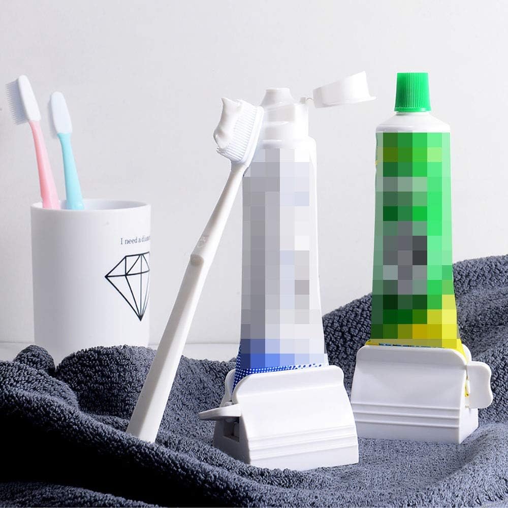 Napravi Rs Fait En Plastique Eoper 2 Pieces Presse Tube Presseur De Dentifrice Distributeur De Dentifrice Pour Salle De Bains Presse Tubes Peinture Et Accessoires