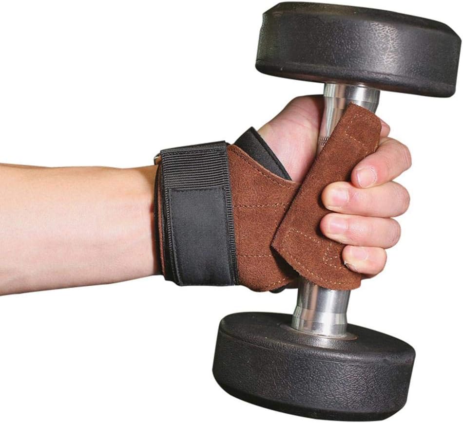 Rlorie Fitness Lifting Straps Faux Leather Booster Belt Deadlift Gloves Female Fitness Male Wristbands Weightlifting Straps Pull-up Horizontal Bar Anti-slip Wrist Assist Belt reliable