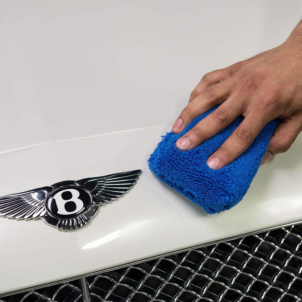 Detailer's Garage MIC_292_08 Premium Grade Microfiber Applicators, Blue (Pack of 8): Automotive