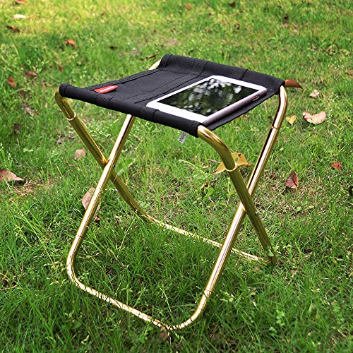 inherited Outdoor draagbare opvouwbare kruk, outdoor opvouwbare lichtgewicht kamp aluminium krukken stoel met ultralicht… - Image 8