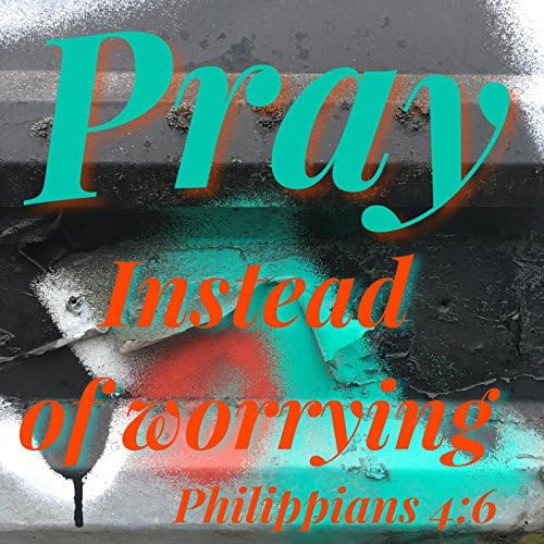 BIBLE QUOTES BELFAST Christian Quote FRIDGE MAGNET Bible Verse PRAY INSTEAD OF WORRYING PHILIPPIANS 1:6 WALL ART PRESENT GIFT God Jesus Christ