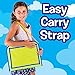 Creative Kids Travel Fun Desk – Portable Car Seat Tray Organizer w/Drawing Coloring Set – Backpack Activity Station w/Storage for Tablet, Crayons, Crafts & Other Road Trip Supplies - 30 Piece Kit
