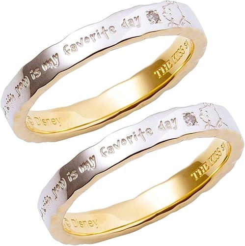 Amazon ザ キッス The Kiss ペアリング ディズニー コレクション くまのプーさん 2個セット シルバー ペアリング Di Sr60dm P ザキス キッス ザキス レディース7号 メンズ15号 リング 通販