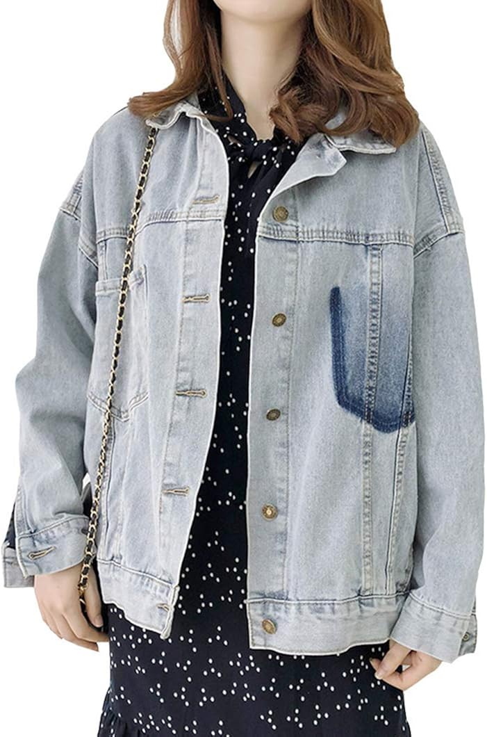 short oversized denim jacket