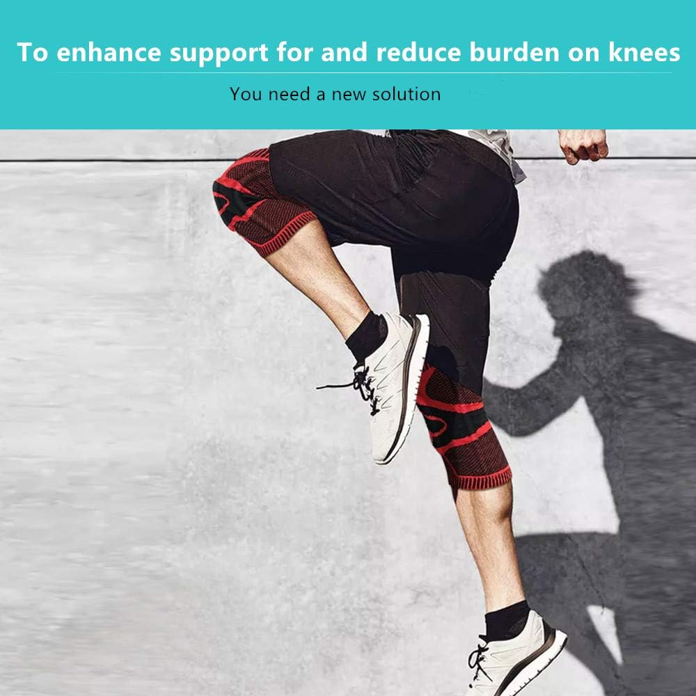 NEENCA Knee Brace,Knee Compression Sleeve Support with Patella Gel Pad & Side Spring Stabilizers,Medical Grade Knee Protector for Running,Meniscus Tear,Arthritis,Joint Pain Relief,ACL,Injury Recovery: Sports & Outdoors
