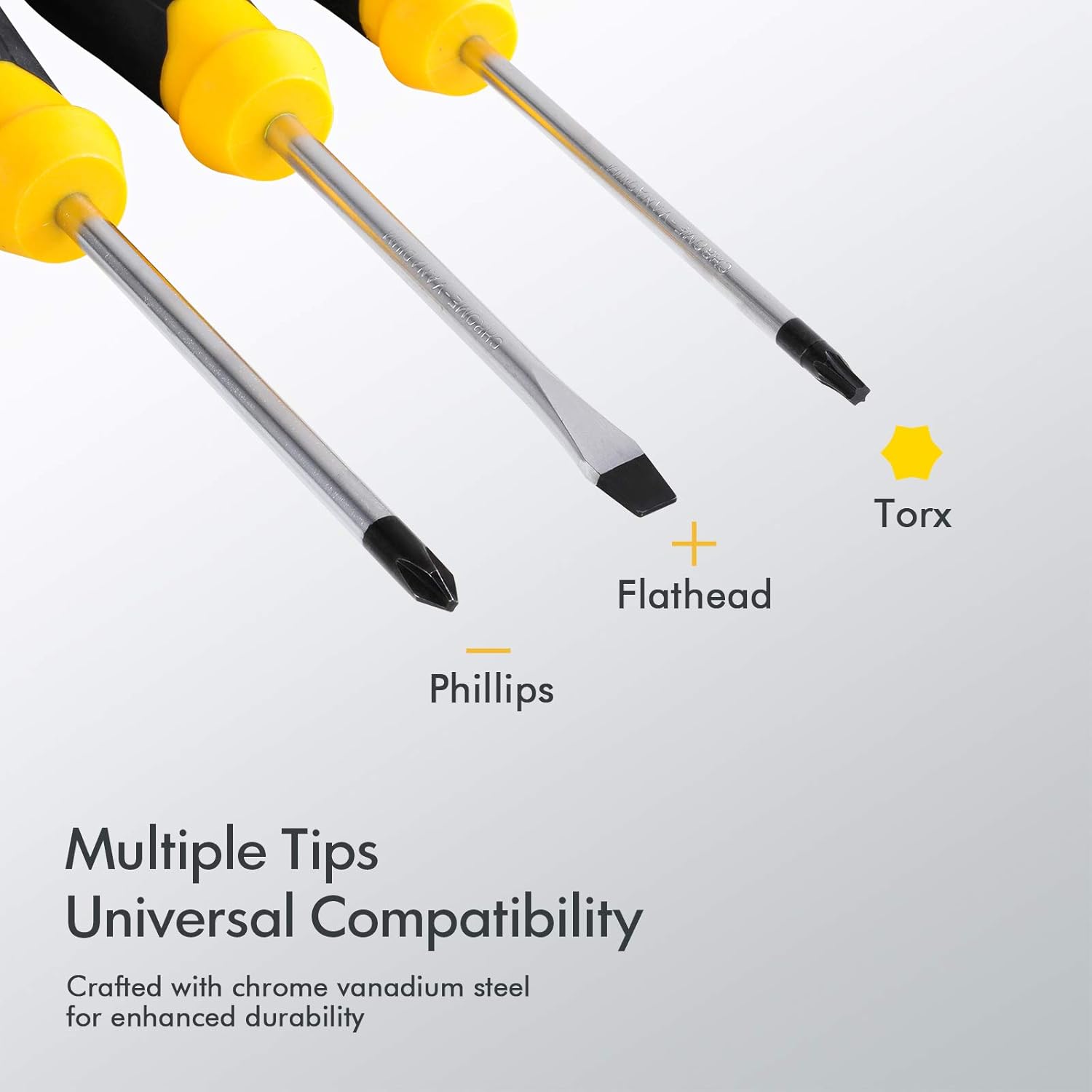 12 PCS Screwdriver Sets with Supper Magnetizer, OPOW Magnetic Screwdriver Set with Case Includes Flat/Phillips/Torx Precision Screwdrivers for Repairing Home Improvement Craft: Home Improvement