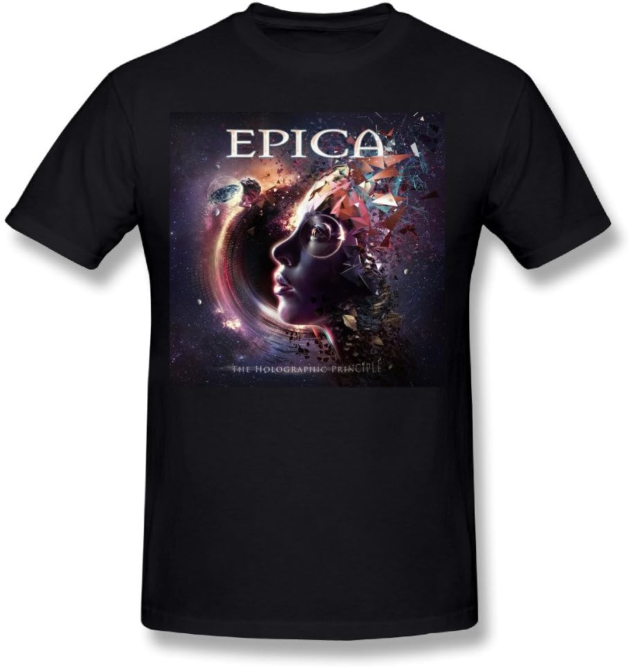 Men's The Holographic Principle Epica T-Shirt Black