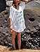 Shanshan Women's Baggy Swimwear Bikini Cover-ups/beach Dress/night T-shirt (Free size, White)