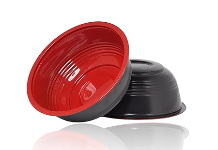 BlueBD 30 x Plástico - Cuenco (recipiente con tapa plástico ...