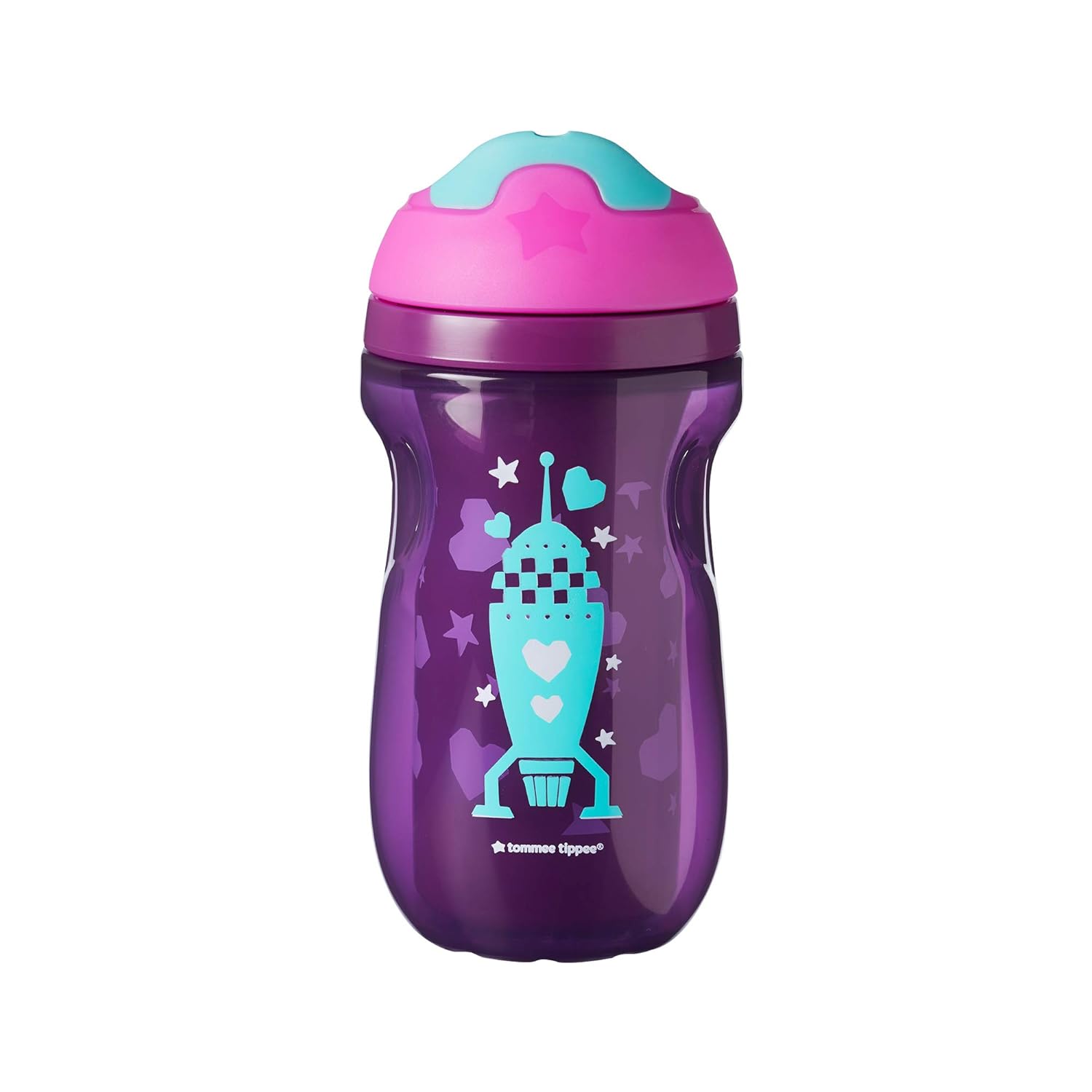 Tommee Tippee Non-Spill Insulated Sippee Toddler Tumbler Cup, 12+ Months, 9 Ounce, 3 Count, Girl, Purple, Pink and Blue : Baby