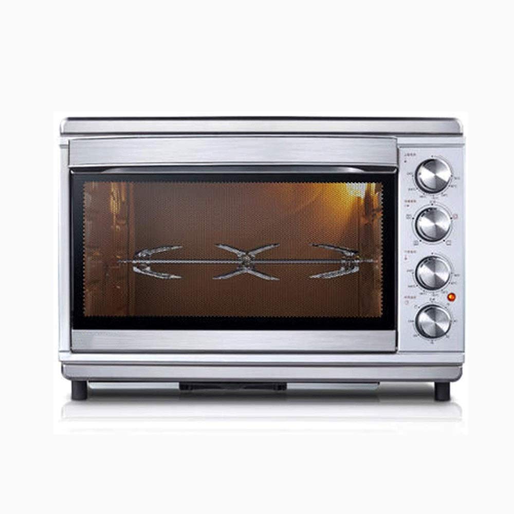CMmin Compact Electric Oven With Dual Infrared Heating, Chip Tray and 1800 Watt Cooking Power -40L Large Capacity Desktop Electric Oven (stainless Steel)