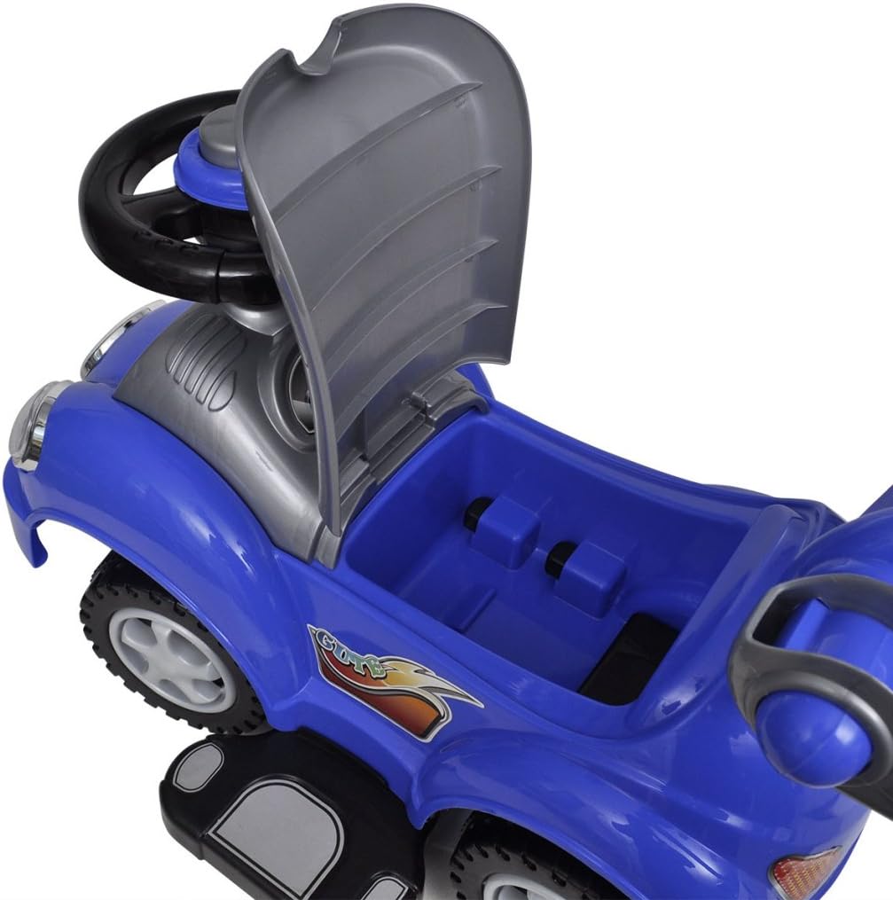 Vidaxl Rutschauto Mit Schubstange Kinderauto Rutscher