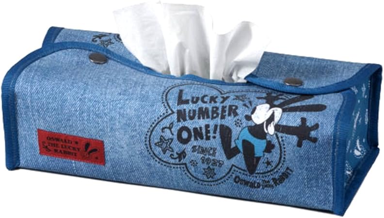 Amazon Co Jp ディズニー オズワルド ザ ラッキー ラビット デニム デザイン ティッシュ ボックス カバー ケース ディズニーシー限定 グッズ ホーム キッチン
