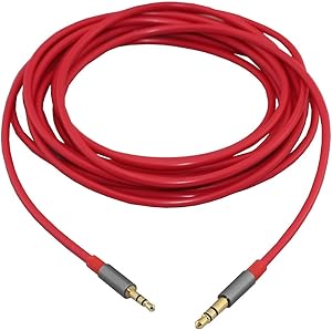 2.5mm Male to 3.5mm Male High Quality Stereo Audio Cable Aux Cable - 9.8 Feet (3 Meters)
