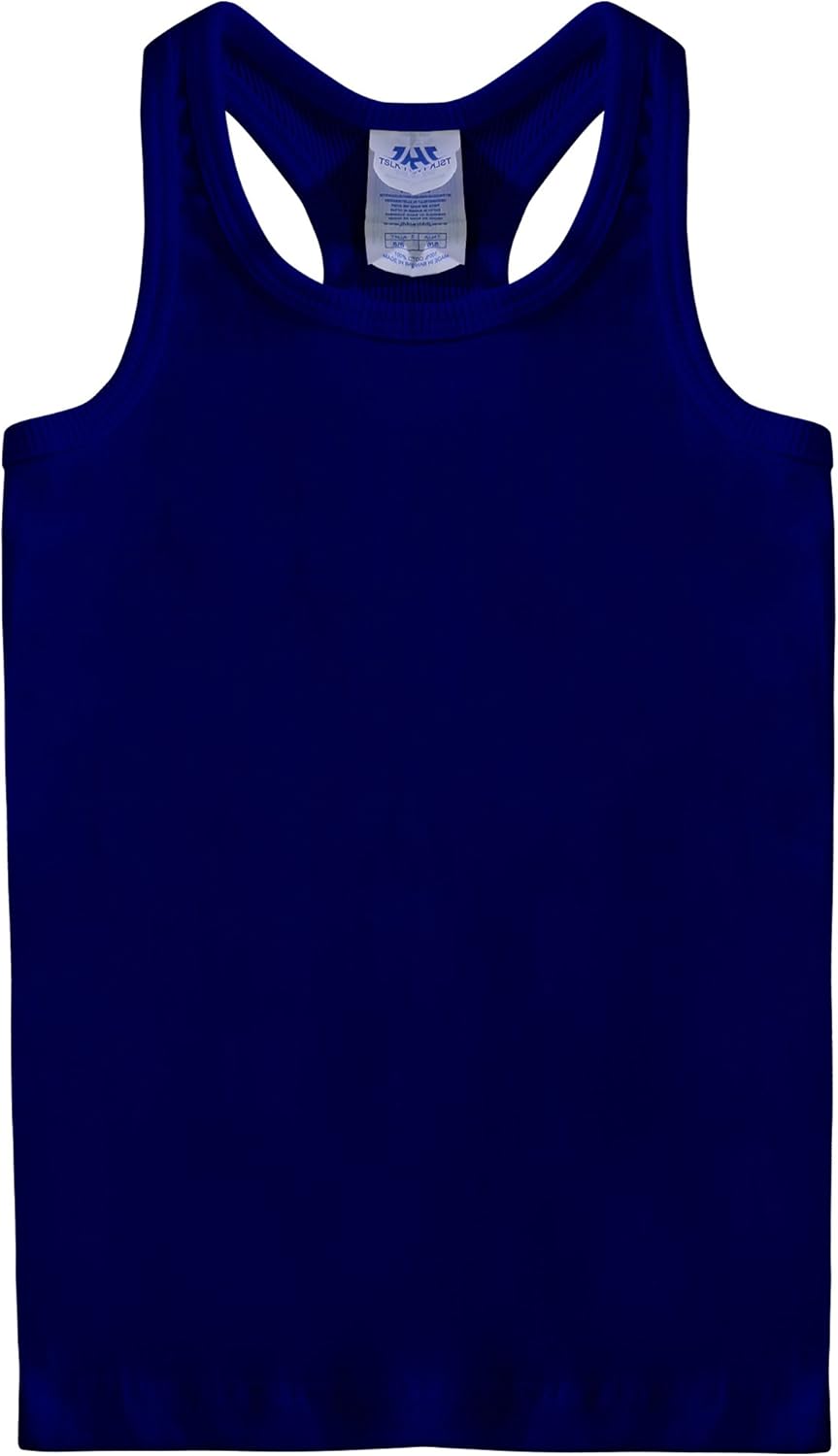 FRESH TEE Girls' Racer Back Tank Top Tunic: Clothing