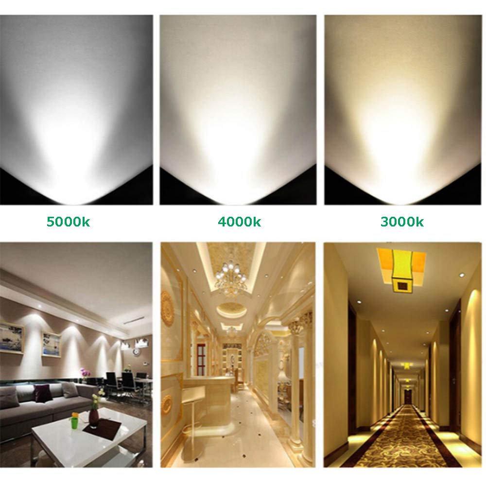 35w LED de alto grado Foco con zoom Zoomable Astigmatismo Tienda de ropa  Tienda Sala de exposición Ventana Luz de COB color : Blanco-5000K  microbiome.com.tr