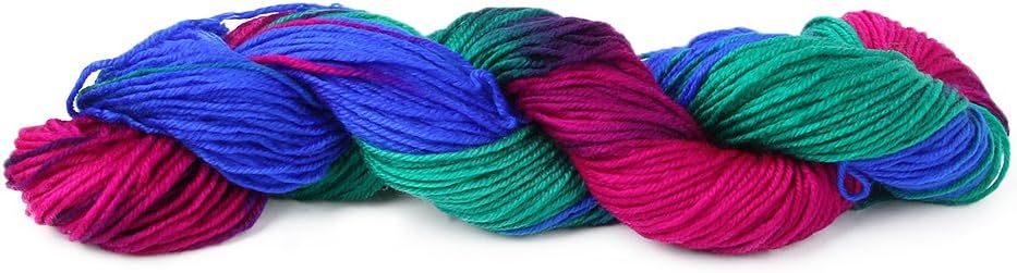 CUIGU 50g Hand-Woven Rainbow Colorful Segment Dyed Acrylic Polyester Knitting Yarn