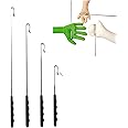 22.4" Rodayna Scalable Arm Control Rod Stick Accessory for Hand Puppets Ventriloquist Puppet, 4 Pack