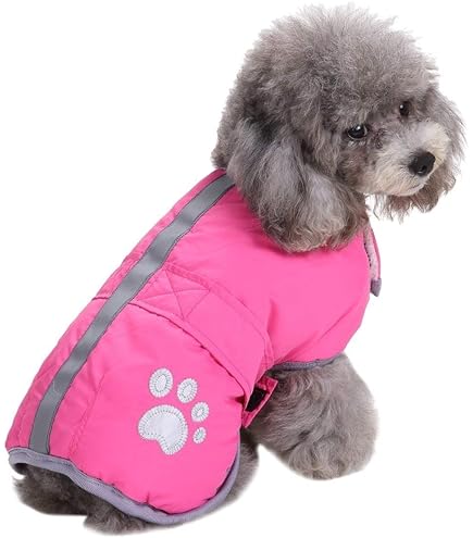 TOUCHDOG Hundejacke Wasserdicht & Winddicht Mit Herausnehmbarem Fleece-Futter – Für Jeden Hund