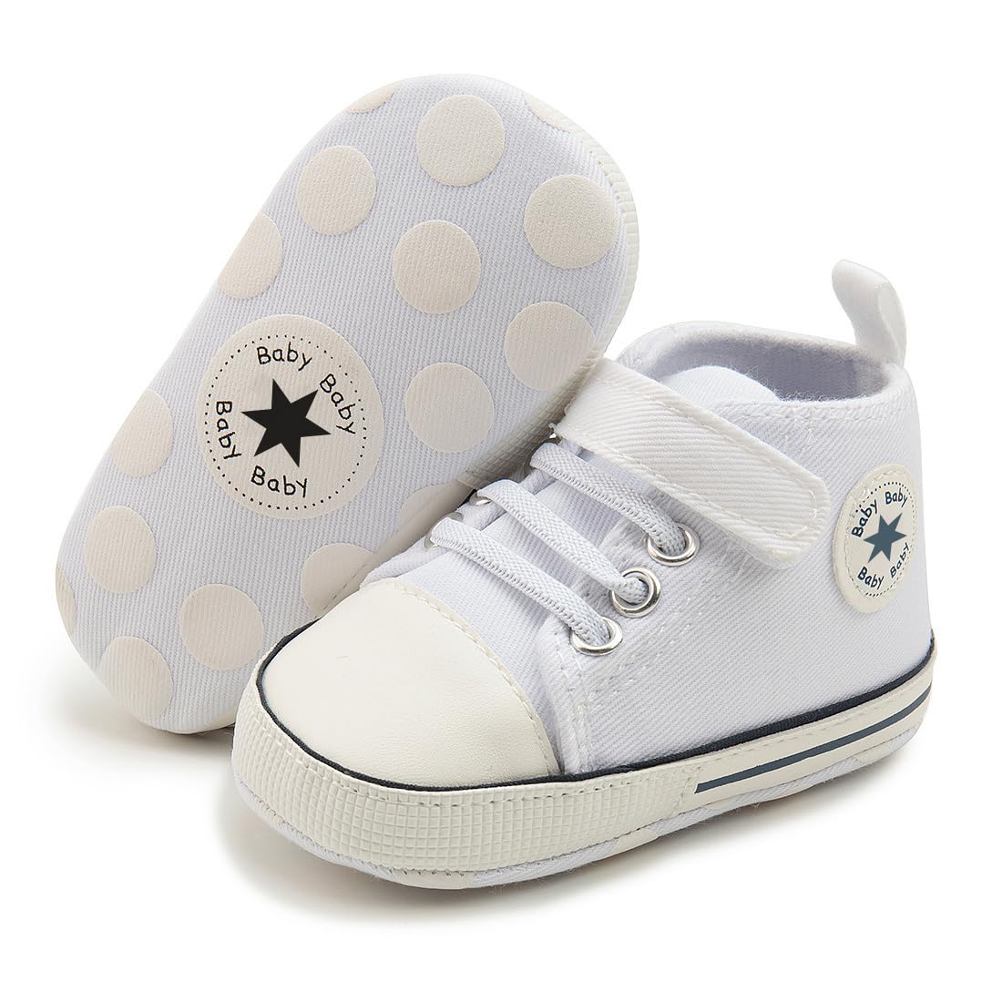 KKIIDDSS Unisex Baby Girls Boys Canvas High-top