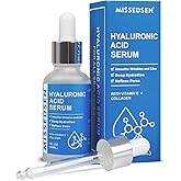 Hyaluronic Acid Serum with Collagen Vitamin E Oil for Skin Care, Hydrating, Brightening Serum for Face anti aging for All Skin Types Daily Use 1Fl oz