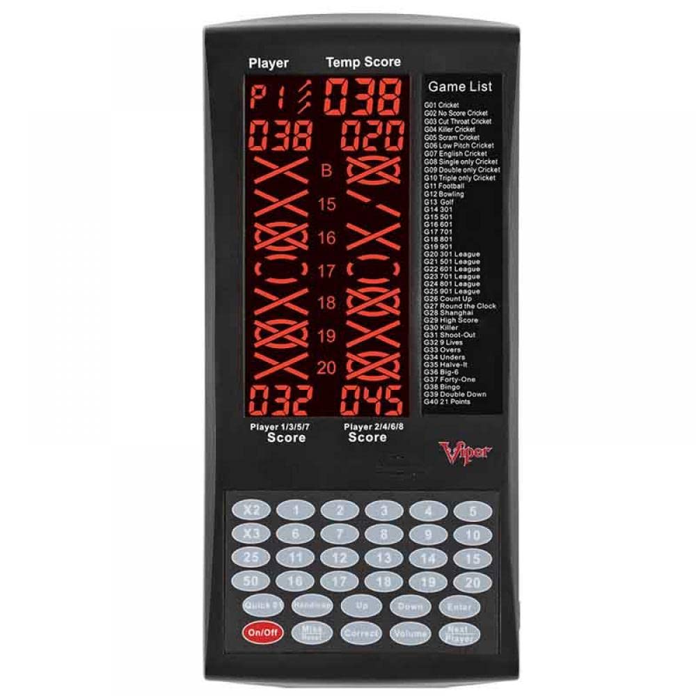 VIPER ProScore Digital Dart Scorer,Black