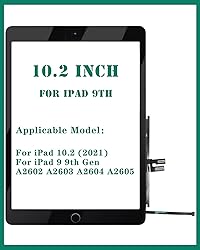 for iPad 9th Gen Generation Touch Screen for iPad 9