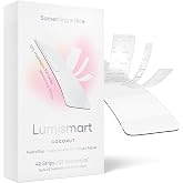 Something Nice Lumismart Whitening Strips - Dentist-Designed, Enamel Safe, up to 42 Treatments with Smart Adjust - Teeth Whitening Strips in Coconut for Sensitive Teeth