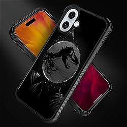 CARLOCA Compatible with iPhone 16 Case, Dinosaur