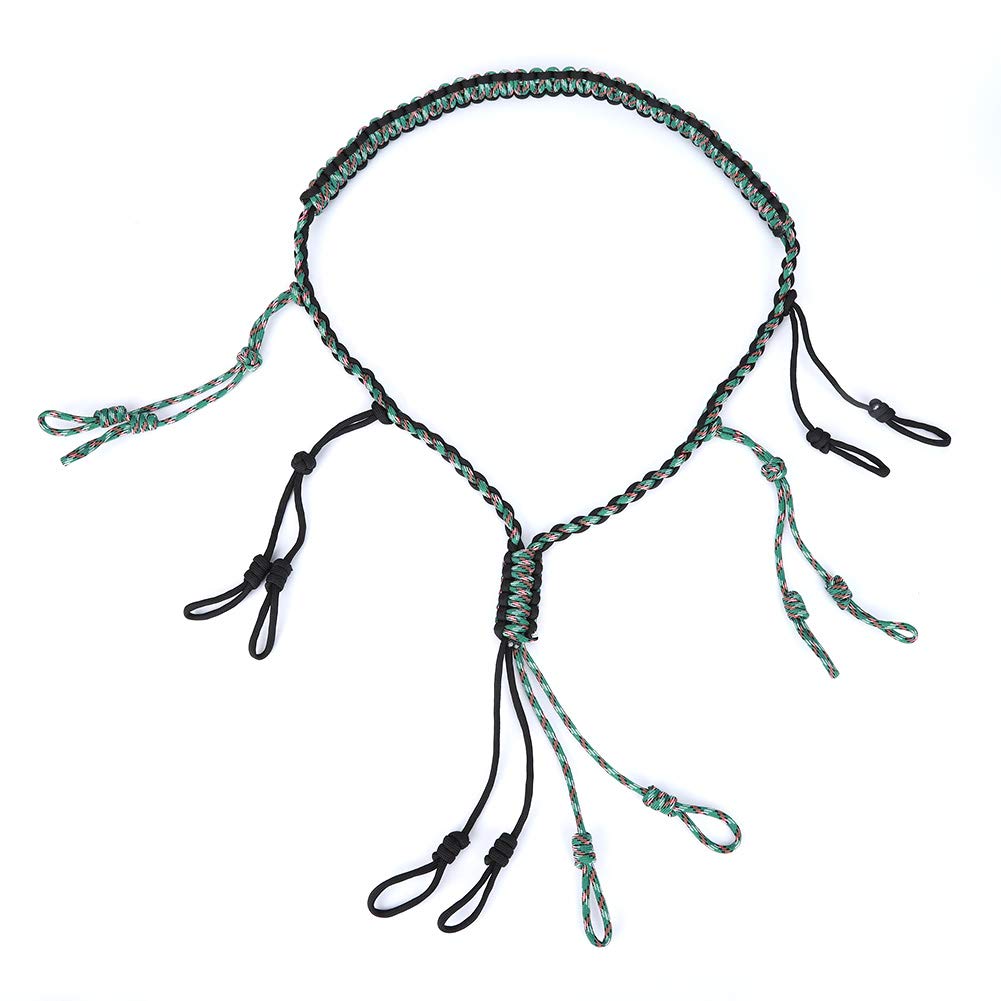 Duck Call Lanyard,Paracord Hunting Goose Calls,Outdoor Paracord Knitting Necklace Wildfowl Whistle Sling,Hunting Duck Call Lanyard for Outdoor Hunting,Hunting Accessory suitable for outdoor use