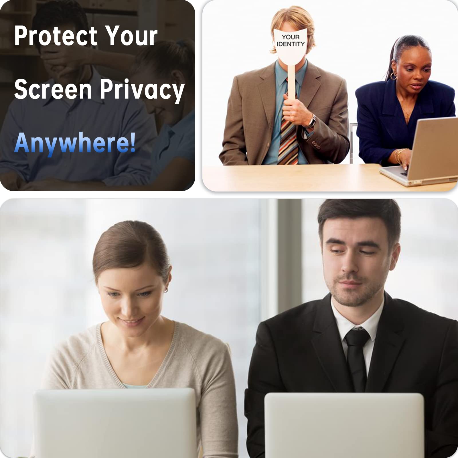 Magnetic Privacy Screen for MacBook Pro 14 Inch (2021-2024, M1, M2, M3, M4), Removable Matte Blue Light Glare Filter for Mac Pro 14.2