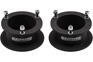Supreme Suspensions - 2.5" Front Leveling Kit for 1994-2013 Dodge Ram 2500 3500 and 1994-2001 Dodge Ram 1500 4WD High-Strength Steel Coil Spring Lift Spacers Kit