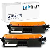 2PK Inkfirst Compatible Toner Cartridges Replacement for HP CF217A 17A [with CHIP] LaserJet Pro MFP M130fn M130a M130fw M130n