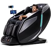 4D Massage Chair Full Body Zero Gravity Recliner,55“ SL-Track Massage Chair | 15 Auto Modes,11 Technique,40 Airbags Massage,w