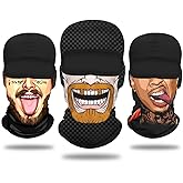 Cutewing Balaclava Mask 3D Print Full Face Mask Cooling Neck Gaiter Sun Protection Face Cover Mask Windproof Ski Mask