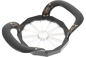 Generic Ergonomic Apple Corer and Slicer Kitchen Tool Zinc Alloy and Stainless Steel Fruit Splitter with