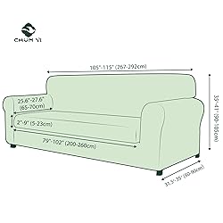 CHUN YI Stretch Oversized Sofa Slipcover 2 Piece