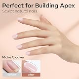 Modelones 8-in-One Nail Builder Gel Kit with Mini Lamp 6 Colors Pink Clear view 5