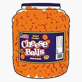 Cheese Balls Sticker Vinyl Bumper Sticker Decal Waterproof 5"