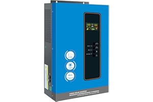 Anern 5000W Solar Inverter 48V to 120V, Pure Sine Wave Power Inverter 5000W Built-in 120A MPPT Controller, Max.PV Power 6400W Work with 48V Lead Acid and Lithium Batteries for Homes, RVs