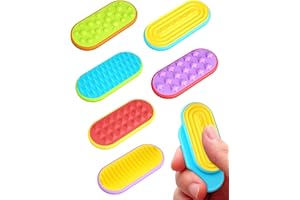 Magnetic Fidget Sliders for Adults - Premium Silicone Stress Relief Desk Toy - Magnetic Small Fidget Toys for Anxiety Relief,