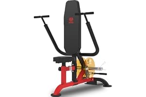 HVO Seated Dip Machine Tricep: Dip Machine Exercise for Biceps Plate Loaded Home Gym Strength Training Equipment