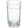 Drinique ELT-TA-CLR-4 Elite Tall Unbreakable Tritan Highball Glasses, 14 oz (Set of 4), Clear