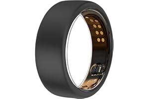 pupvus Ring Protector Compatible with Oura Ring Gen 3, Anti-Scratch Silicone Cover for Men and Women - Durable Oura Ring Gen 3 Protection(Black, S(6/7/8/9/10))