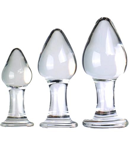 Amazon.com: 10 PCS Consolador de cristal de cristal Anal Butt Plug 10  Tamaos Set Sexo Juguete : Salud y Hogar