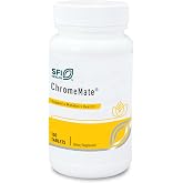 Klaire Labs SFI Health Chromemate, 100 Tablets | Chromemate Chromium Polynicotinate 200mcg Supplement, Bioavailable Form of Chromium with Niacin, Hypoallergenic