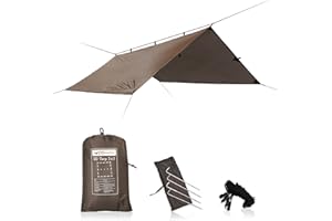 DD Tarp 3x3 - Coyote Brown (10ft x 10ft)